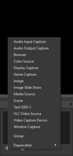 Adding A New Source In OBS