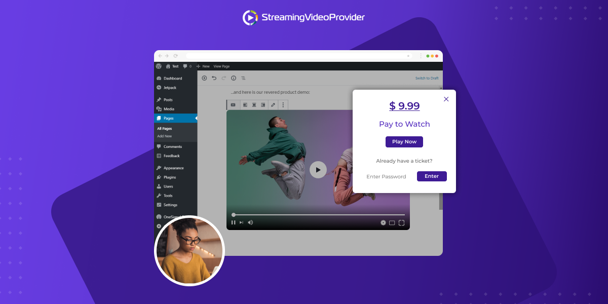 Add pay-per-view videos and live streams to your Wordpress site with this W...