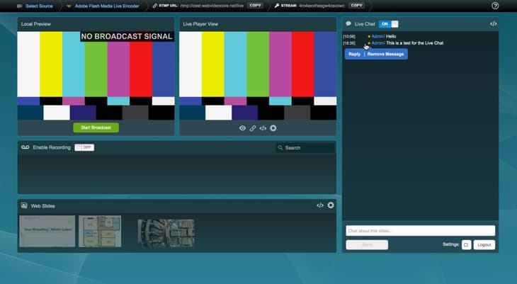 Broadcast Panel