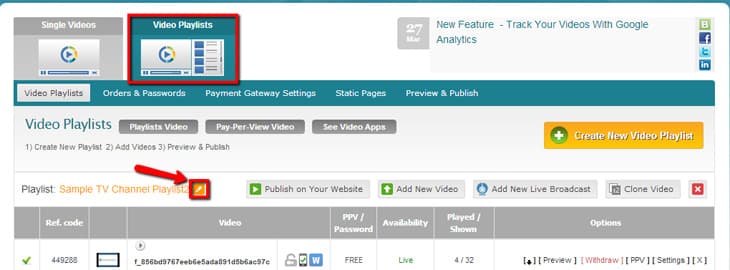 Allow / Deny IP for video playlists