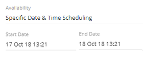 Limit video availability