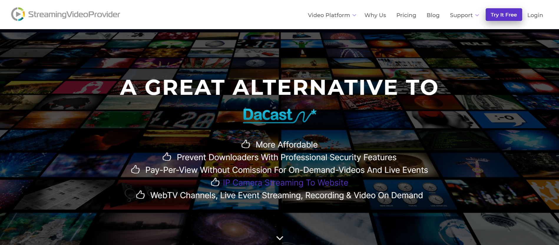 Vimeo Live Streaming Alternatives with Pay-Per-View