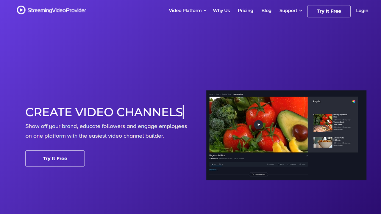 Create Your Video Channel - Live or VOD