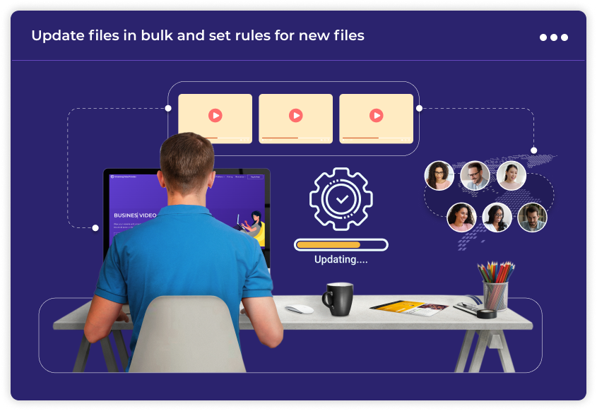 Healthcare Video Bulk Update System with Automated Rules for New Content