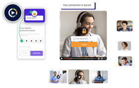 AES 128-bit Encrypted Healthcare Video Platform with Government-Grade Security