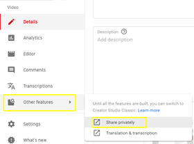 YouTube Privacy Settings