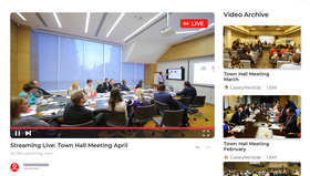 Broadcast Town Hall Meeting