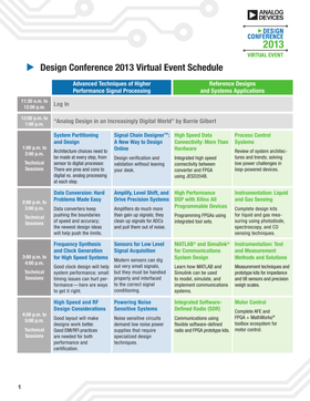 Virtual Event Schedule For A Design Conference