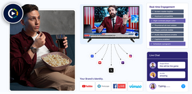 Custom branded online TV channel platform