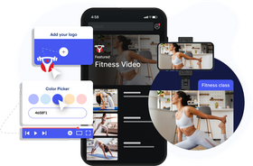 White-label video streaming platform dashboard