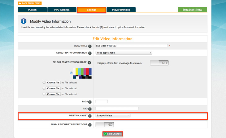 Browse & Organize Your Videos